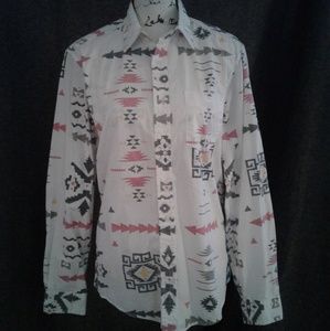21 MEN Classic Button Down, XS, Aztec, Classic